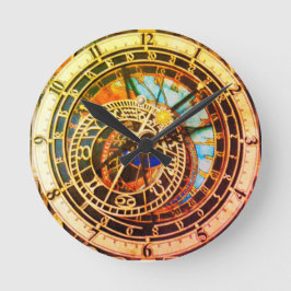 プラハプラハ天文時計4 ラウンド壁時計