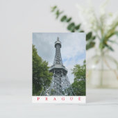 プラハペトリンタワービューポストカード ポストカード (スタンド正面)