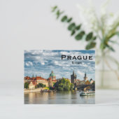 プラハヨーロッパヴィンテージ旅行観光の追加 ポストカード (スタンド正面)