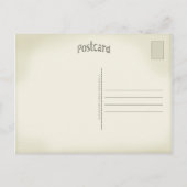 プラハヴィンテージスタイル ポストカード (裏面)