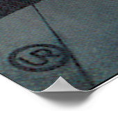 プラハヴィンテージ旅行ポスター ポスター (角)