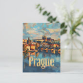 プラハヴィンテージ芸術 ポストカード (スタンド正面)