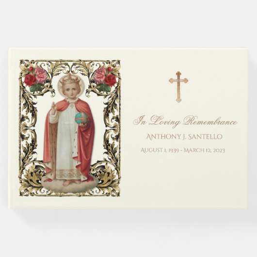 プラハ乳児イエズス葬式 ゲストブック (正面)