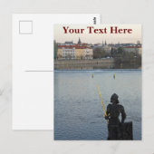 プラハ像カスタマイズ可能はがき ポストカード (正面/裏面)