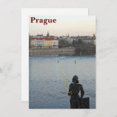 プラハ像カード (正面/裏面)