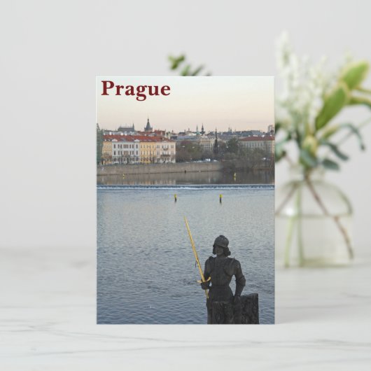 プラハ像カード (スタンド正面)