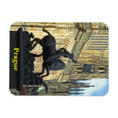 プラハ像 マグネット (横)