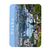 プラハ城から街の景色。 マグネット (縦)