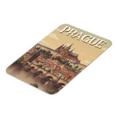 プラハ城とカレル橋の旅 マグネット (左側)