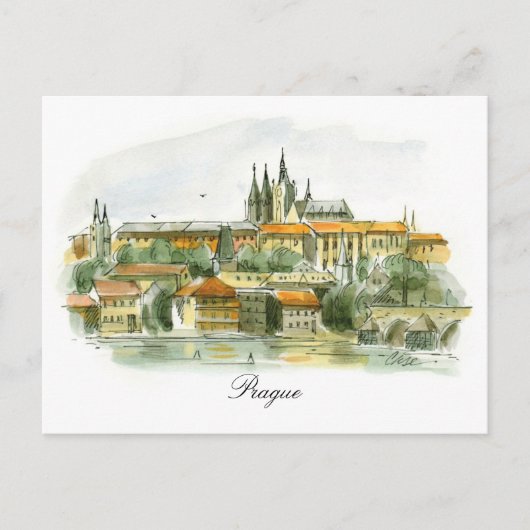 プラハ城のポストカード ポストカード (正面)