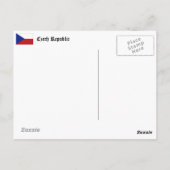 プラハ城のポストカード ポストカード (裏面)