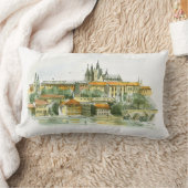 プラハ城のLumbarの枕 ランバークッション (ブランケット)