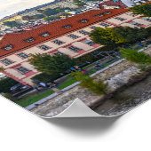 プラハ城を見下ろすプラハ，チェコ ポスター (角)