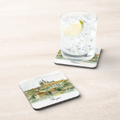 プラハ城コルクコースターセット コースター (右側)