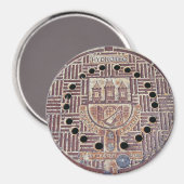 プラハ城下水道カバー マグネット (正面/裏面)