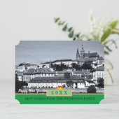 プラハ城 & あけましておめでとう! カード /Praha (スタンド正面)