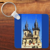 プラハ城 キーホルダー (正面)