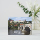 プラハ城，チェコ ポストカード (スタンド正面)