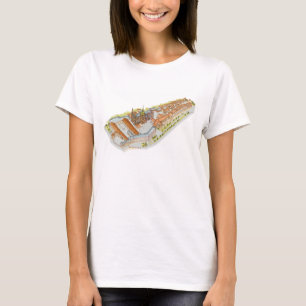 プラハ城。 プラハのチェコスロバキア共和国 Tシャツ