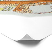 プラハ城。プラハチェコ共和国 ポスター (角)