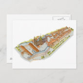 プラハ城。プラハチェコ共和国 ポストカード (正面/裏面)