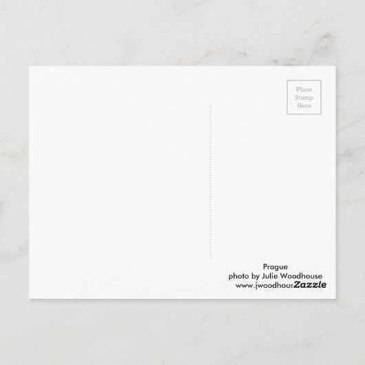 プラハ城 ポストカード (裏面)