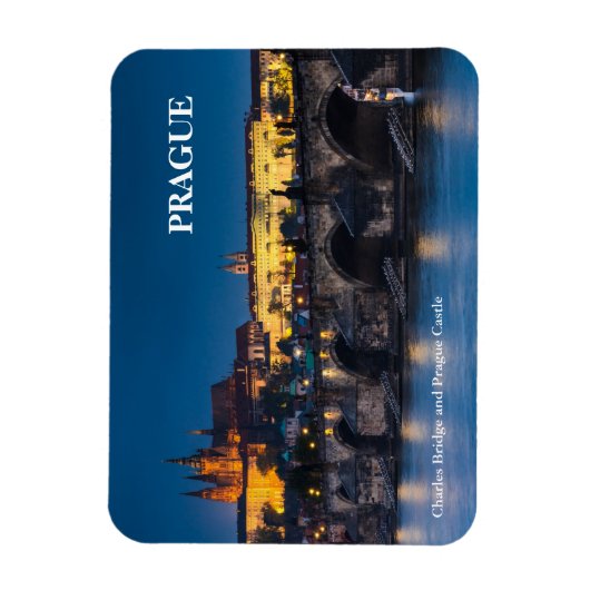 プラハ城 マグネット (縦)