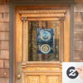 プラハ天文時計で閉じる ウィンドウサイン (ホームデコレーション)