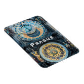 プラハ天文時計に近づく – チェコR. マグネット (右側)