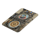 プラハ天文時計のクローズアップビュー磁石 マグネット (左側)