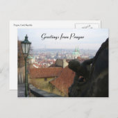 プラハ挨拶 ポストカード (正面/裏面)