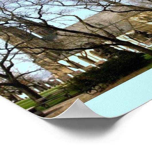 プラハ教会 ポスター (角)