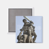 プラハ旅行写真土産冷蔵庫用マグネット マグネット (正面/裏面)