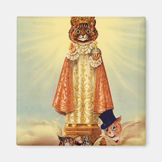 プラハ磁石子猫 マグネット (正面)