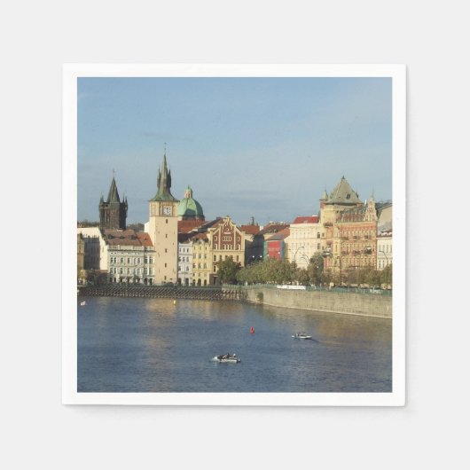 プラハ紙ナプキンス スタンダードカクテルナプキン (正面)