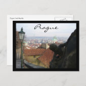 プラハ表示 ポストカード (正面/裏面)