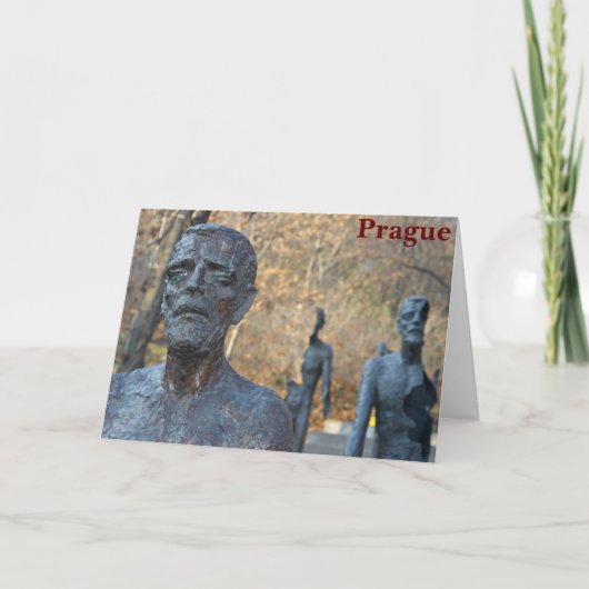 プラハ記念碑 カード (正面)