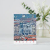 プラハ踊りハウスビューハガキ ポストカード (スタンド正面)