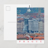 プラハ踊りハウスビューハガキ ポストカード (正面/裏面)