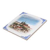 プラハ都市チェコスロバキア共和国のタイル タイル (側面)