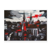 プラハ。ウィンドウからのビュー