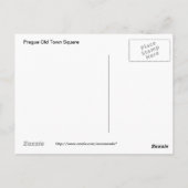 プラハ,オールドタウンスクエア ポストカード (裏面)