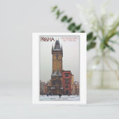 プラハ – オールドタウンホール ポストカード (スタンド正面)