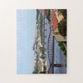 プラハ・キャッスル・リバー・ブリッジ/チェコ ジグソーパズル (縦)