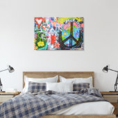 プラハ・グラフィティ キャンバスプリント (インサイチュ (寝室))