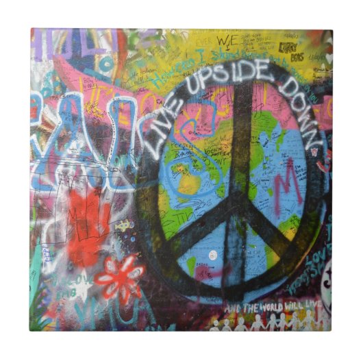 プラハ・グラフィティ タイル (正面)