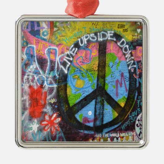 プラハ・グラフィティ メタルオーナメント (正面)