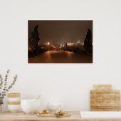 プラハ・セント・チャールズ橋 ポスター (キッチン)