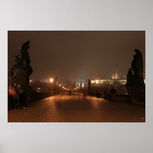 プラハ・セント・チャールズ橋 ポスター (正面)