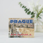 プラハ、チェキアを訪れて… ポストカード (スタンド正面)